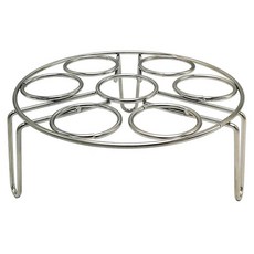 milomix 美樂美事 304不鏽鋼蒸蛋架 穩固耐用 多功能廚房配件, 1個