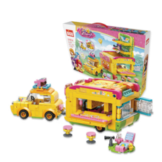 DiGO Zeus 櫻桃鴨旅行露營車 Digo積木, 混合顏色, 1個