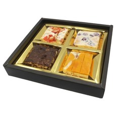 Mengxiang82 夢想 Q彈餅乾 經典4種禮盒組 + 提袋, 原味 + 巧克力 + 草莓 + 芒果, 1套