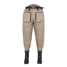 迪芬茲曼 男女通用 拉鍊口袋 高級型 及腰雨褲, 280, 米色