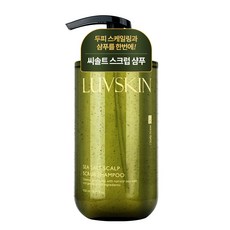 海鹽頭皮護理磨砂洗髮精 綠色花香, 1瓶, 500ml