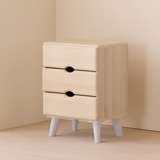 제이디퍼니처 제이디고급 ll 3단 서랍장, 백아카시아, 1개