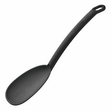 Tescoma 簡約飯杓 28cm 耐熱210度C 尼龍66材質, 黑色, 1支