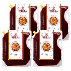 오뚜기 오쉐프 떡볶이소스, 2kg, 4개