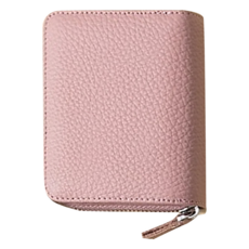 RFID真皮頭層牛皮18風琴卡位女士皮夾/錢包/短夾 LH1008