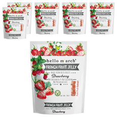 hello m'arch 法式水果軟糖 草莓口味 50g, 無色素 無香料 無防腐劑, 6包
