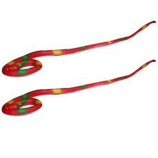 리빙다 模型蛇, 圖案紅色, 2個