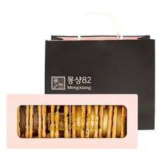 Mengxiang82 夢想 牛軋餅 巧克力原味 8入禮盒 + 提袋, 巧克力 + 原味, 1套