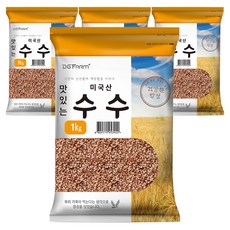 건강한밥상 맛있는 수수, 1kg, 4개