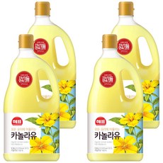 Haepyo 芥花油, 1.5L, 4個