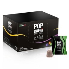 popcaffe nespresso適用Cremoso中焙咖啡膠囊, 5.5g, 50入, 1個