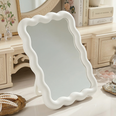 와이홉 몽글 파스텔 탁상거울, 화이트