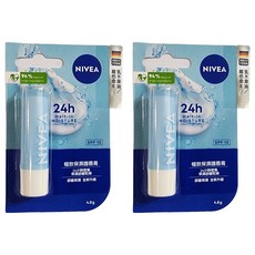 NIVEA 妮維雅 極致保濕護唇膏, 極致保濕, 4.8g, 2支