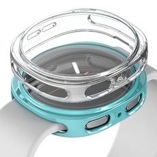 NUART 全包覆保護殼, 藍色 + 透明, 2個