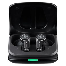 audio-technica 鐵三角 真無線耳機 原廠保固, ATH-TWX7, 黑色, 1個
