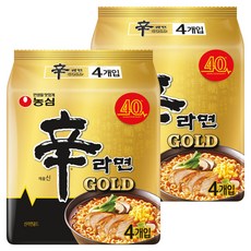 신라면 골드 125g, 8개
