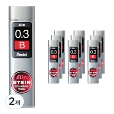 Pentel 飛龍文具 Ain 愛因斯坦筆芯 C273-B, 0.3mm, 20入