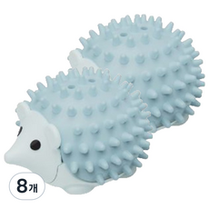 굿딜즈 고양이 360도 회전 고슴도치 캣닢볼 블루, 50g, 8개, 캣닢