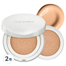 THe SaeM 得鮮 Skin Perfection 穀胱甘肽提亮氣墊粉餅 12g + 補充蕊 12g 套組, 22N 自然米色, 2個