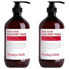 NARD 痘痘舒緩沐浴乳 草本香, 採用草本精華 溫和呵護肌膚 深層潔淨 去除老化角質, 1L, 2瓶