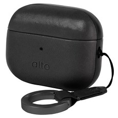 alto 奧沰 皮革保護套, 1個, Apple AirPods Pro 2, 渡鴉黑