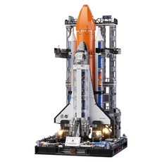Prand 宇宙博物館系列 太空宇宙穿梭車積木 教育, 1個, 혼합색상