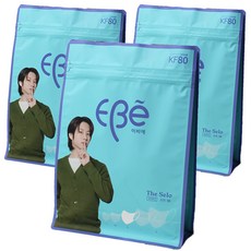 이비에 더세로 새부리형 황사보건용 마스크 중소형 KF80, 30개입, 3개, 아이보리