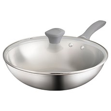 ASD 愛仕達 海洋系列 複合鋼炒鍋 30cm CC30A2TW 4.1L 316L不鏽鋼, 1個