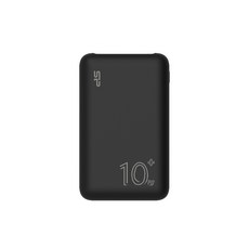 Silicon Power 廣穎電通 QP58 1萬毫安 20W QC PD TypeC雙向快充迷你行動電源, 黑色