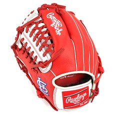 롤링스 셀렉트 프로 라이트 스페셜 오더 MLB 팀 로고 글러브 좌투용 GHW5SPL205-4-STL(RH), 스칼렛, 1개 스칼렛, 1개