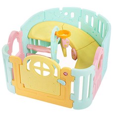 야야 회전미끄럼틀 & 베이비룸, 민트옐로우, 1개