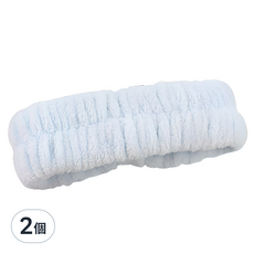 Icores 洗臉帶, 天藍色, 2個