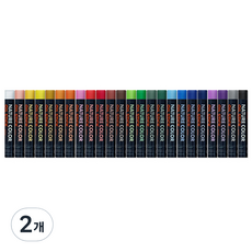 Bluemato Sunny 彩色蠟筆 油畫棒 CRY006 2入, 24色, 2個