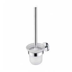 DAY&DAY 日日家居 馬桶刷架 STA0005，304不鏽鋼，附霧面玻璃杯，W112*D132*H345MM, 112 x 132 x 315mm