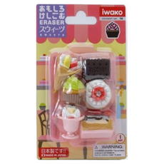 iwako 甜點橡皮擦 日本製造, 甜點造型, 1組