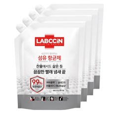 랩신 섬유 항균제 상쾌한 솔잎향 리필, 2L, 4개