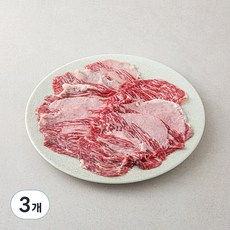 우미학 한우 1등급 차돌박이 구이용 (냉장), 200g, 3개