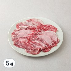우미학 한우 1등급 차돌박이 구이용 (냉장), 200g, 5개