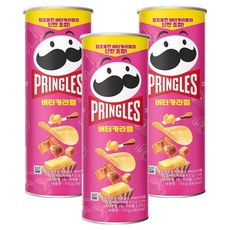 프링글스 버터카라멜, 110g, 3개