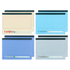 Bfancy Junior Campus 橫式方格筆記本 4款, A套組, 2套