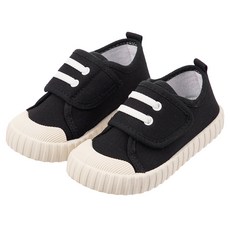 JumpingChickpea 兒童鞋帶魔鬼氈運動鞋