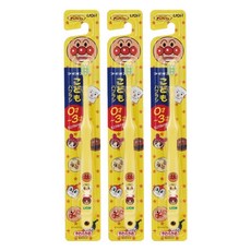 LION 獅王 麵包超人兒童牙刷, 顏色隨機, 3支, 1入