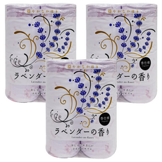四國特紙薰衣草香味捲筒衛生紙, 30m, 4捲, 3包