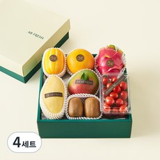 올프레쉬 과일소믈리에 제철과일 혼합선물 4호 2.31KG +선물용 가방, 4세트