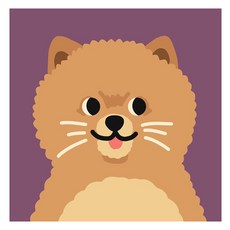 아트조이 DIY 명화그리기 20 x 20 cm, 포메라니안, 1개