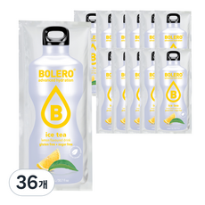 bolero 2kcal無糖補水沖泡粉 檸檬冰茶口味, 8g, 12入, 3個