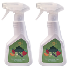 怕怕髒 papaz 乾淨蔬果清潔劑，成分天然，有效去除農藥殘留, 400ml, 2瓶