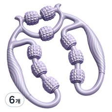 PEONIST 伸展指壓按摩滾輪, 6個, 紫色