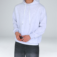 EV CLOSET 李滉FNC 男款大尺碼素色寬鬆連帽T恤 6075-1