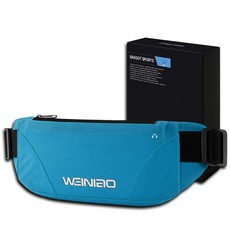 BAEGOT International 健身 登山 跑步 超薄包 多功能腰包, 綠色, 1個